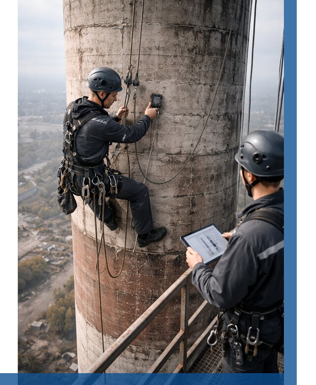 Обследование дымовой трубы в Сарове от 8332 р. | ВЫСОТНИК-Сро
