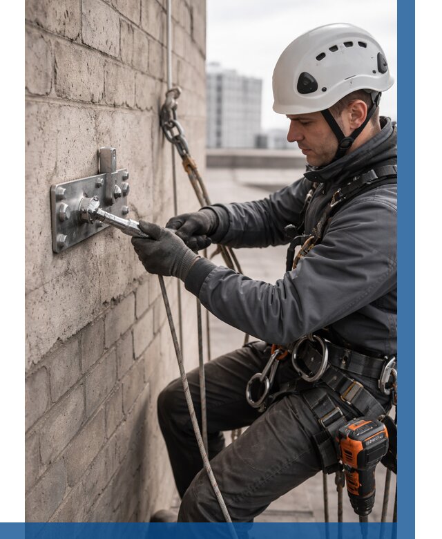 Установка анкерных точек в Сарове от 3645 р. | ВЫСОТНИК-Сро