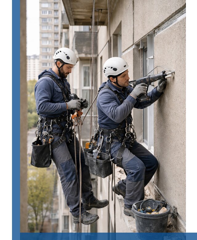 Промышленные альпинисты высотные работы и монтаж в Сарове